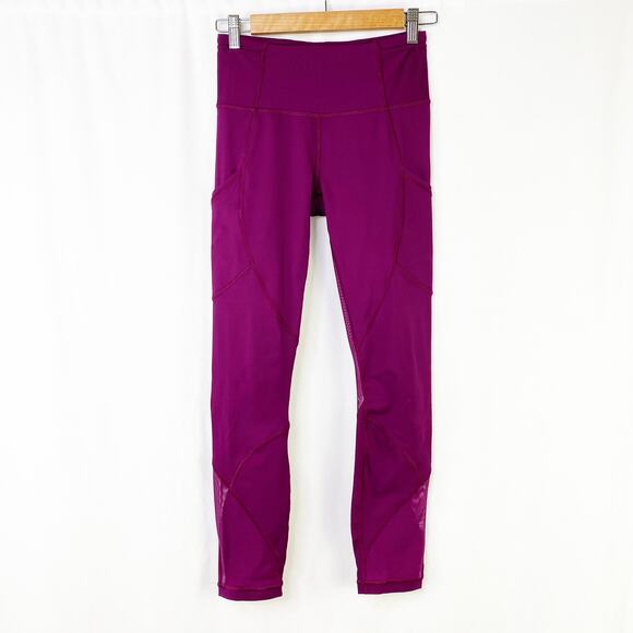 Lululemon Outrun Tight Chilled Grape Leggings 4 - Picture 1 of 10